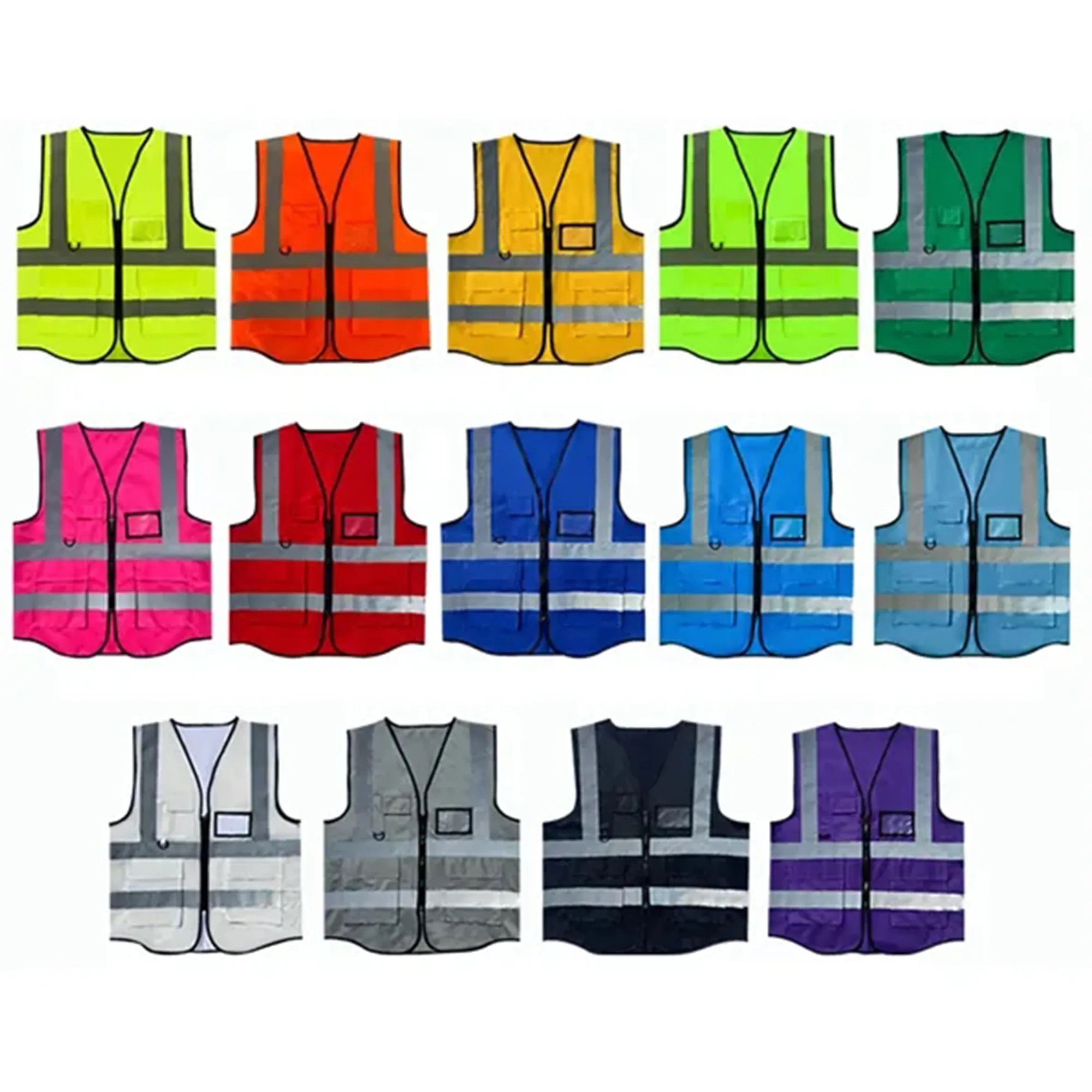 High Visibility Mesh Safety Reflective Vest 2