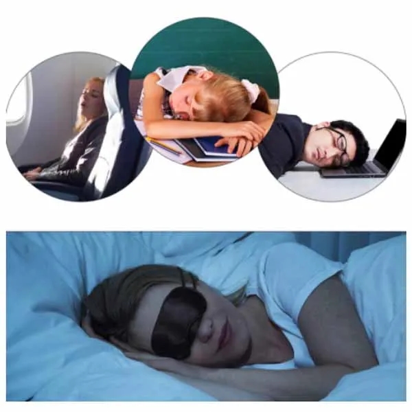 Blindfold Mask Unisex Sleeping Eye Cover 5