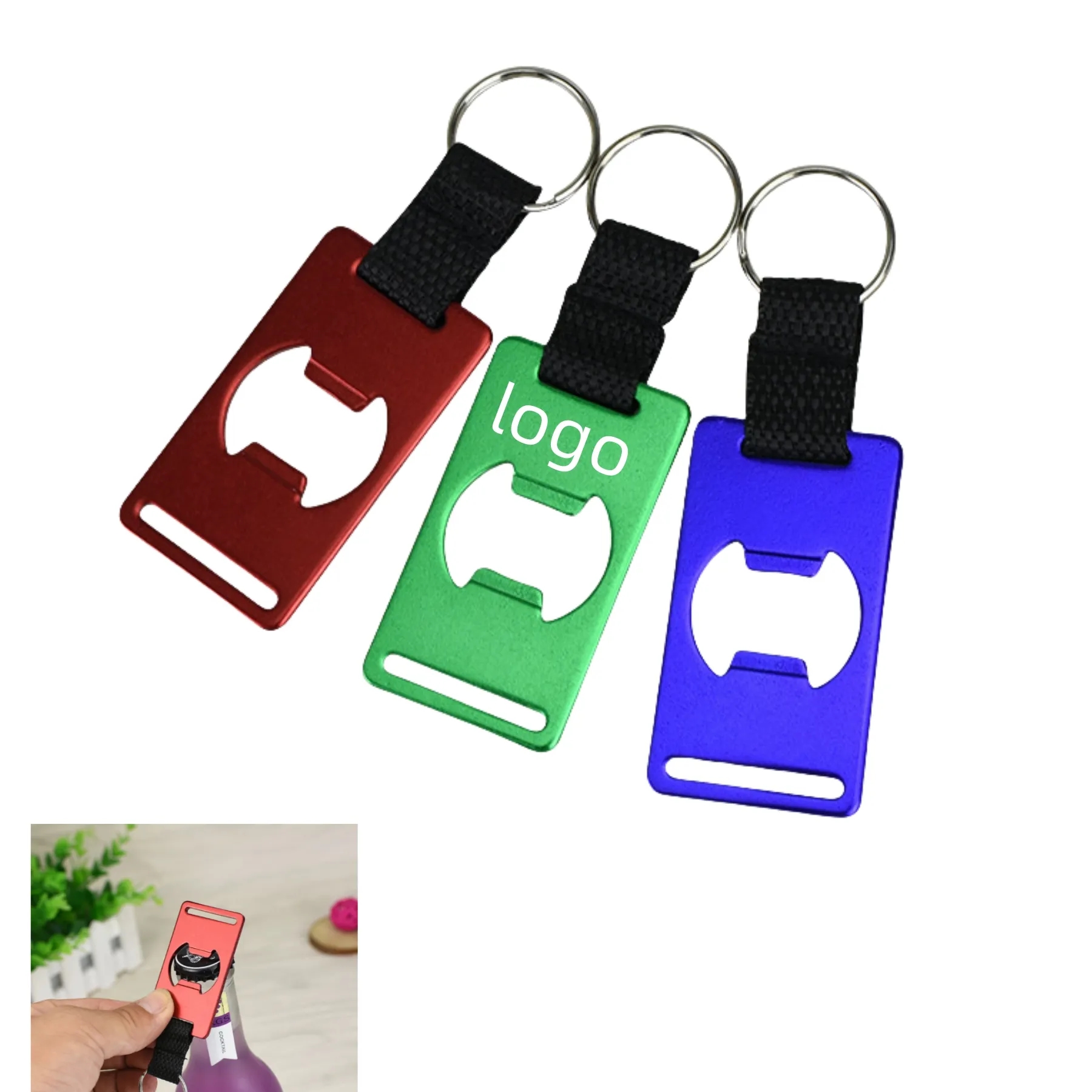 Aluminum Bottle Opener Keychains 1