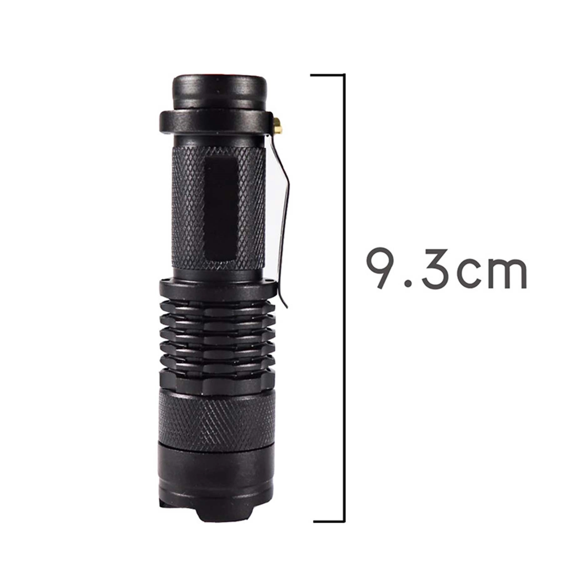Mini Tactical Zoom Rechargeable Led Flashlight 2