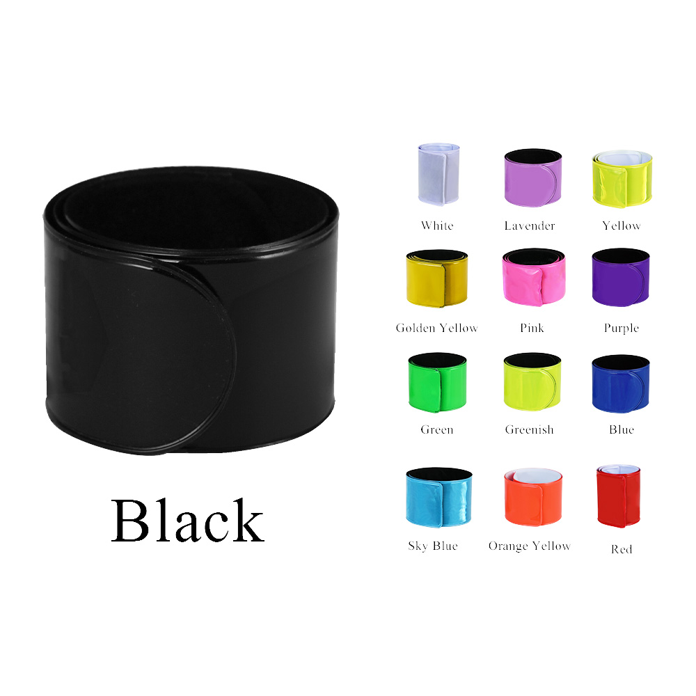 8.66"PVC Outdoor Reflective Slap Bracelets 20