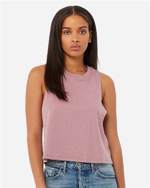 Women's Racerback Crop Tank - 6682 50