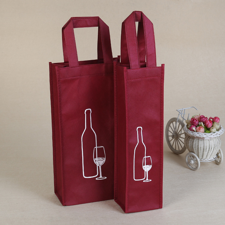 Non-Woven Single Wine Tote Bag 2