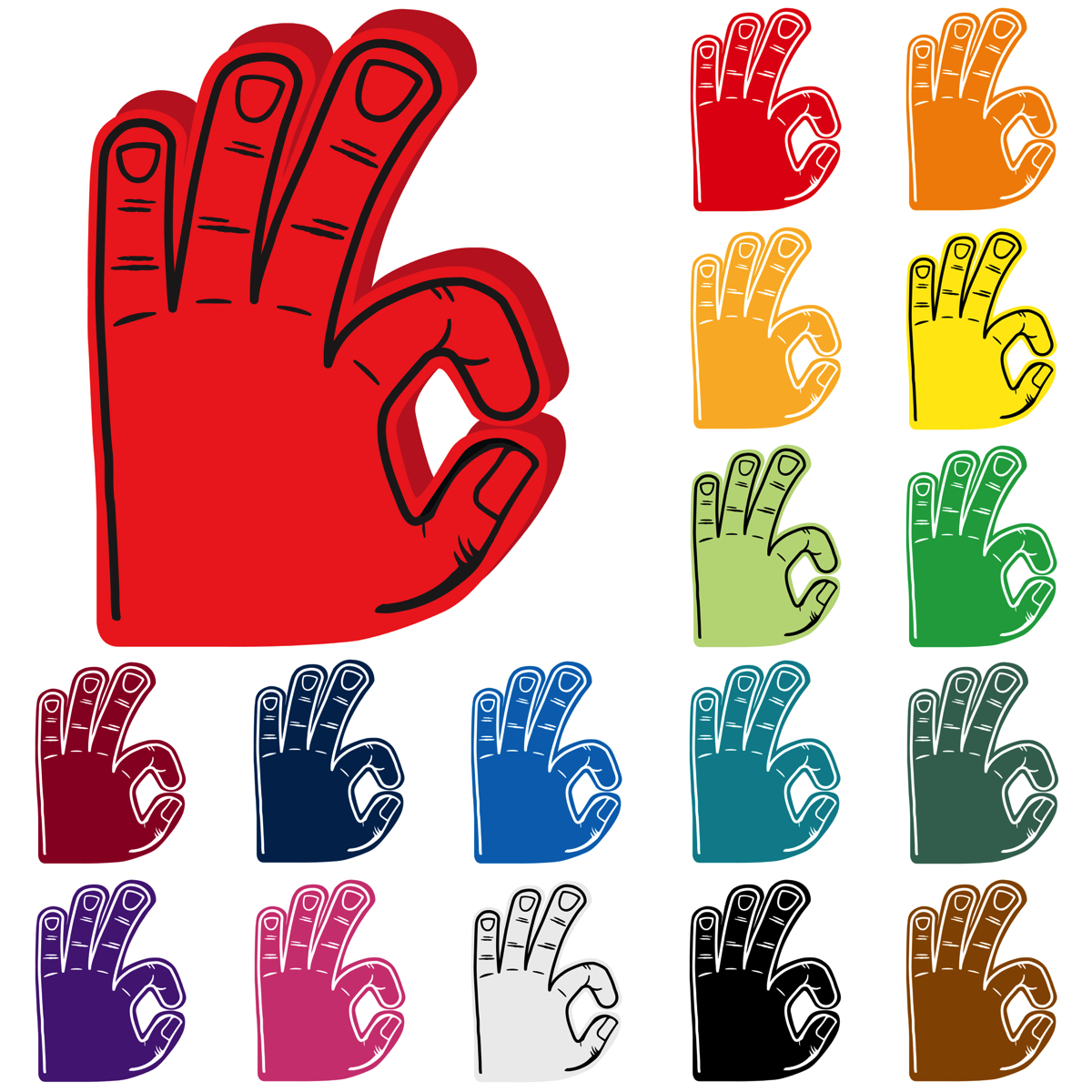 Basketball 3 Point Hand 20