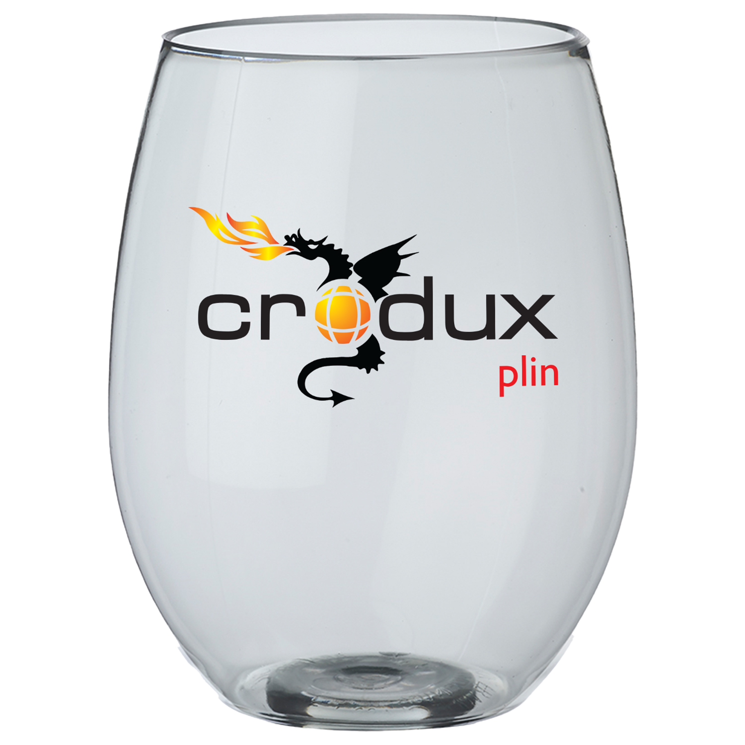Recycled Plastic 16 oz. Stemless Wine Glass 3