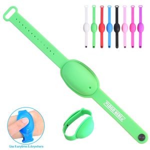 Oval Watch Shaped Sanitizer Bracelet Dispenser With Adjustable Silicone 30