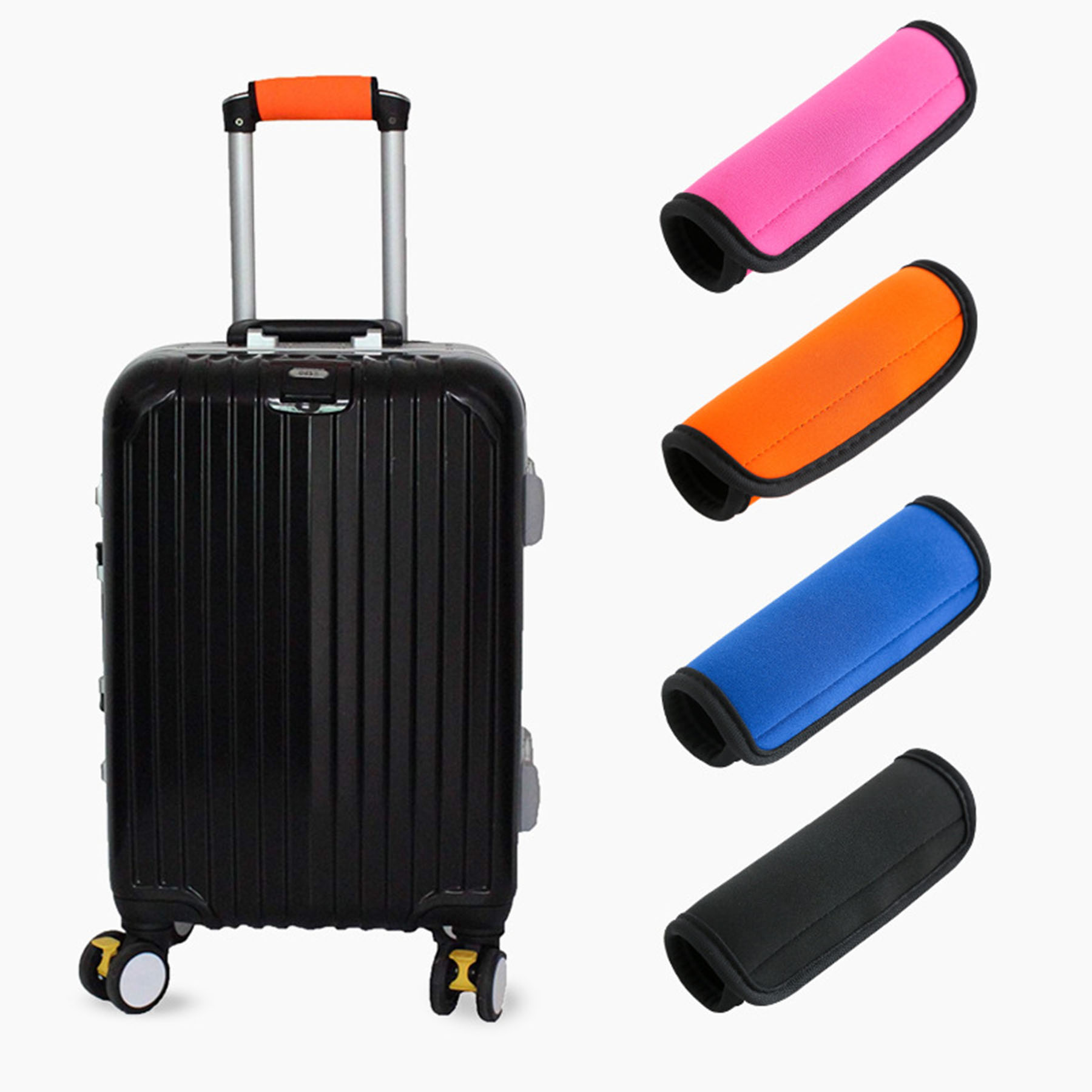 Neoprene Bright And Durable Suitcase Handle Covers For Comfortable Travel 6