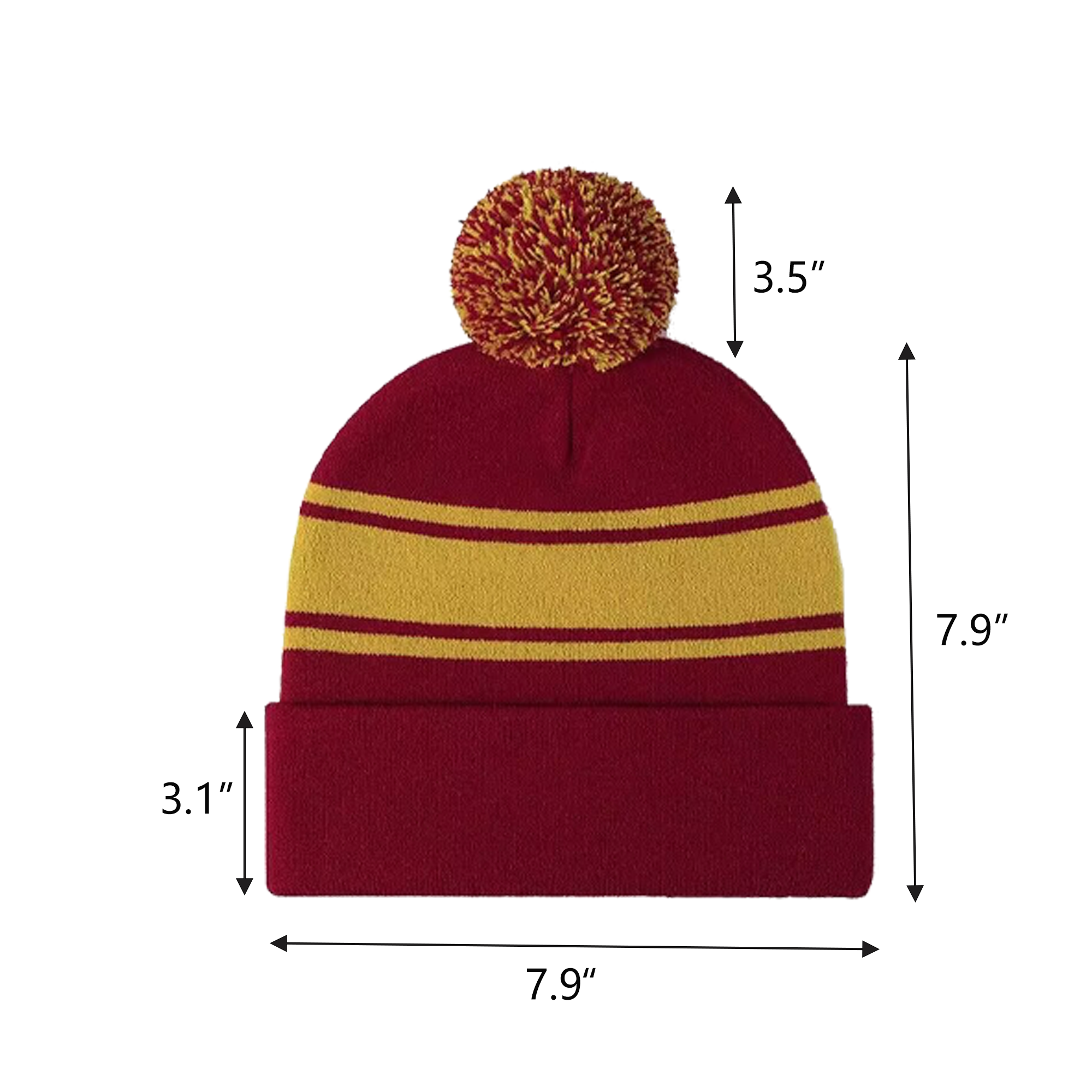 Winter Lightweight and Loose Pom Hat 2