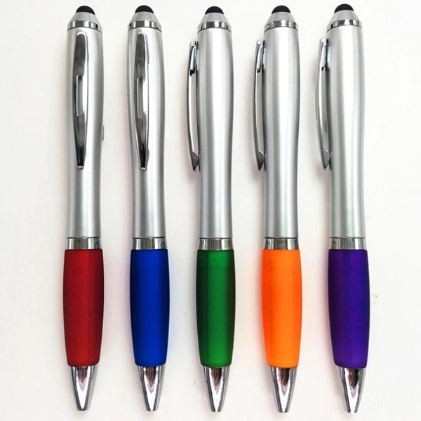 Promotional Curvy Stylus Twist Pen 7