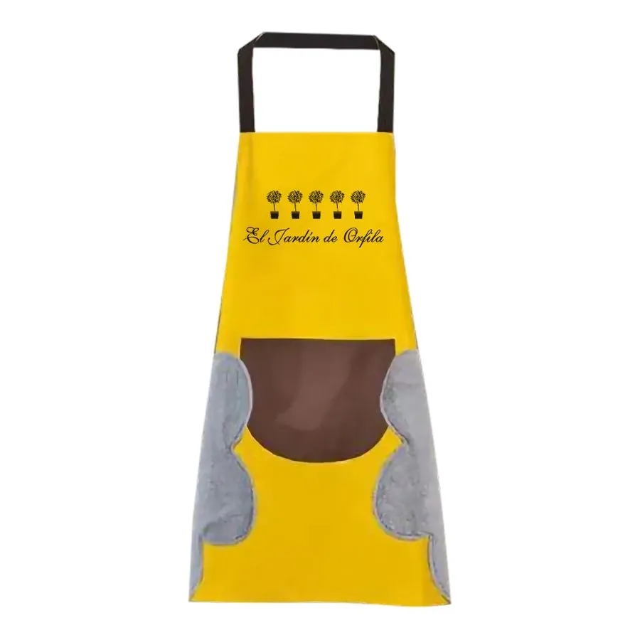 Waterproof Apron Semi-Flower Pocket 7