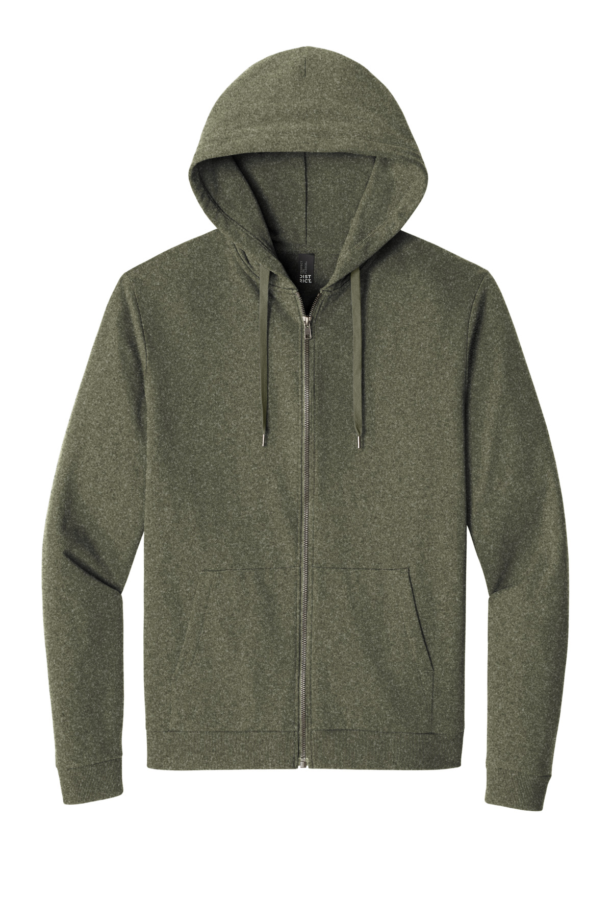 District Perfect Tri Fleece Full-Zip Hoodie DT1302 28