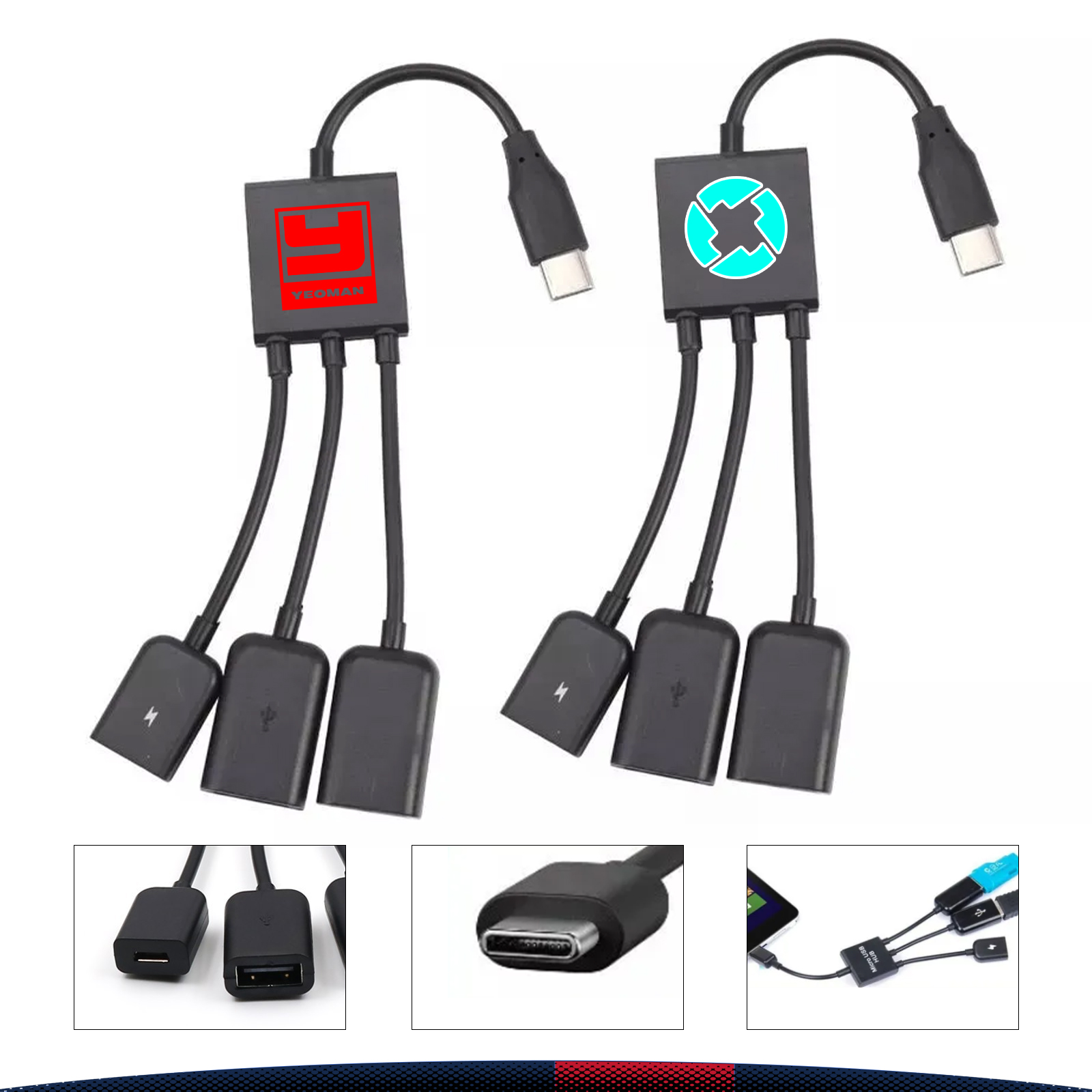 Nolan 3in1 USB 2.0 Hub 2
