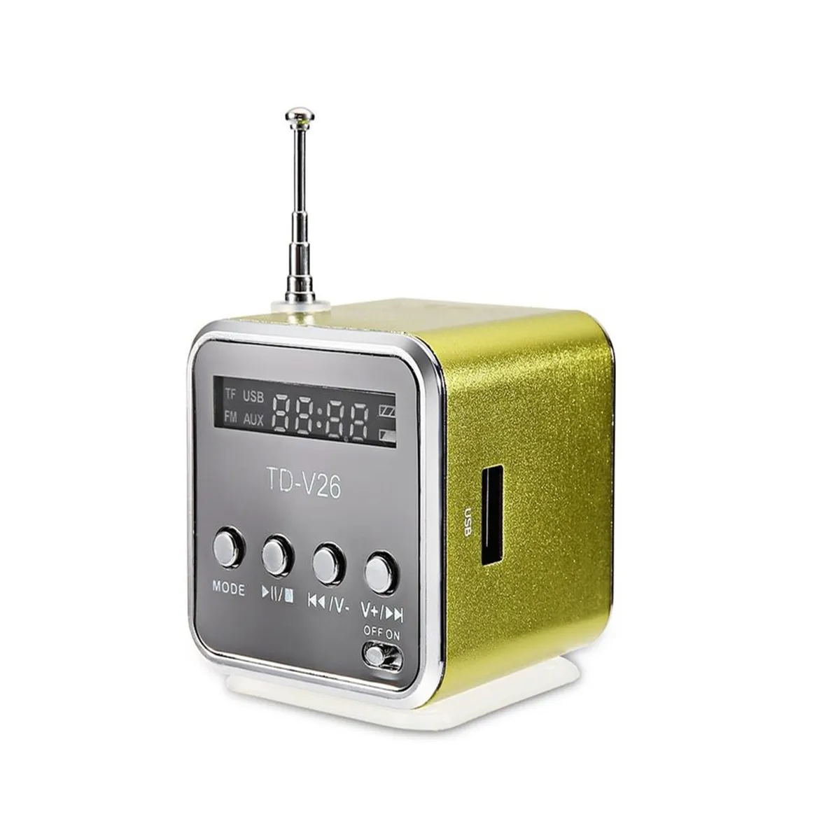 Mini Digital Music Radio Audio Stereo Player Speaker 3