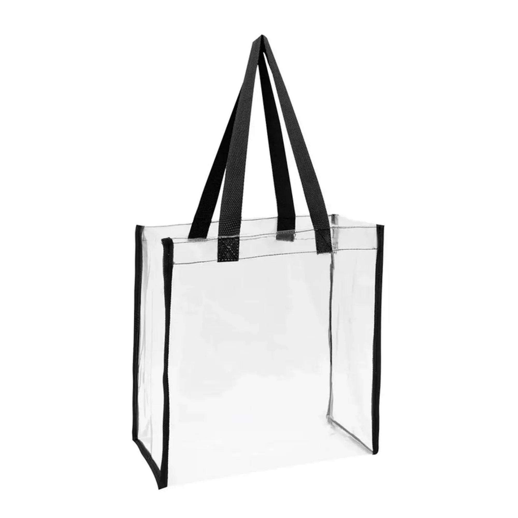 Clear Vinyl Stadium Compliant Tote Bag MOQ100 2