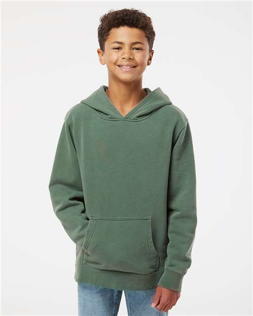 Youth Midweight Pigment-Dyed Hooded Sweatshirt - PRM1500Y 10