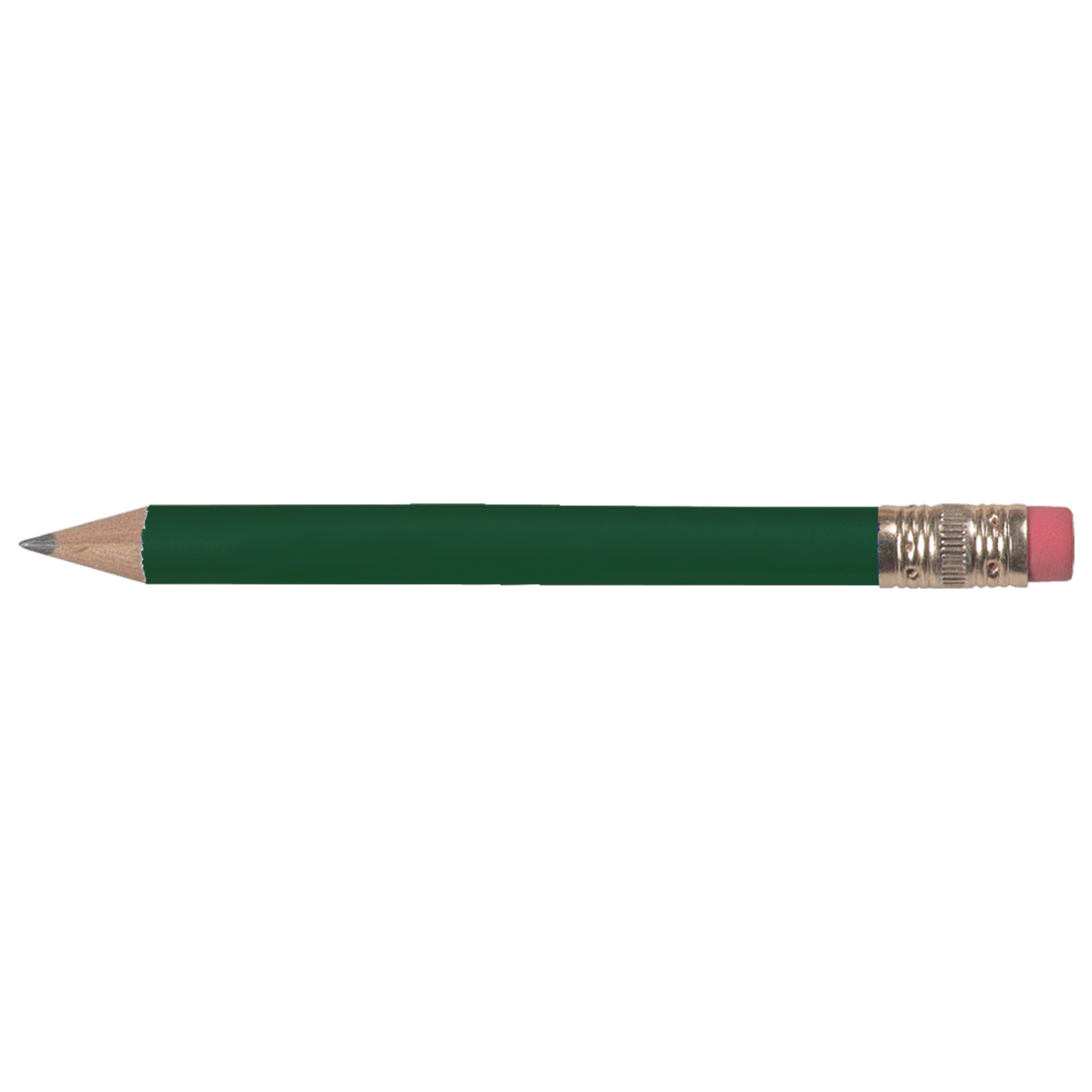 Round Golf Pencil w/Eraser 8
