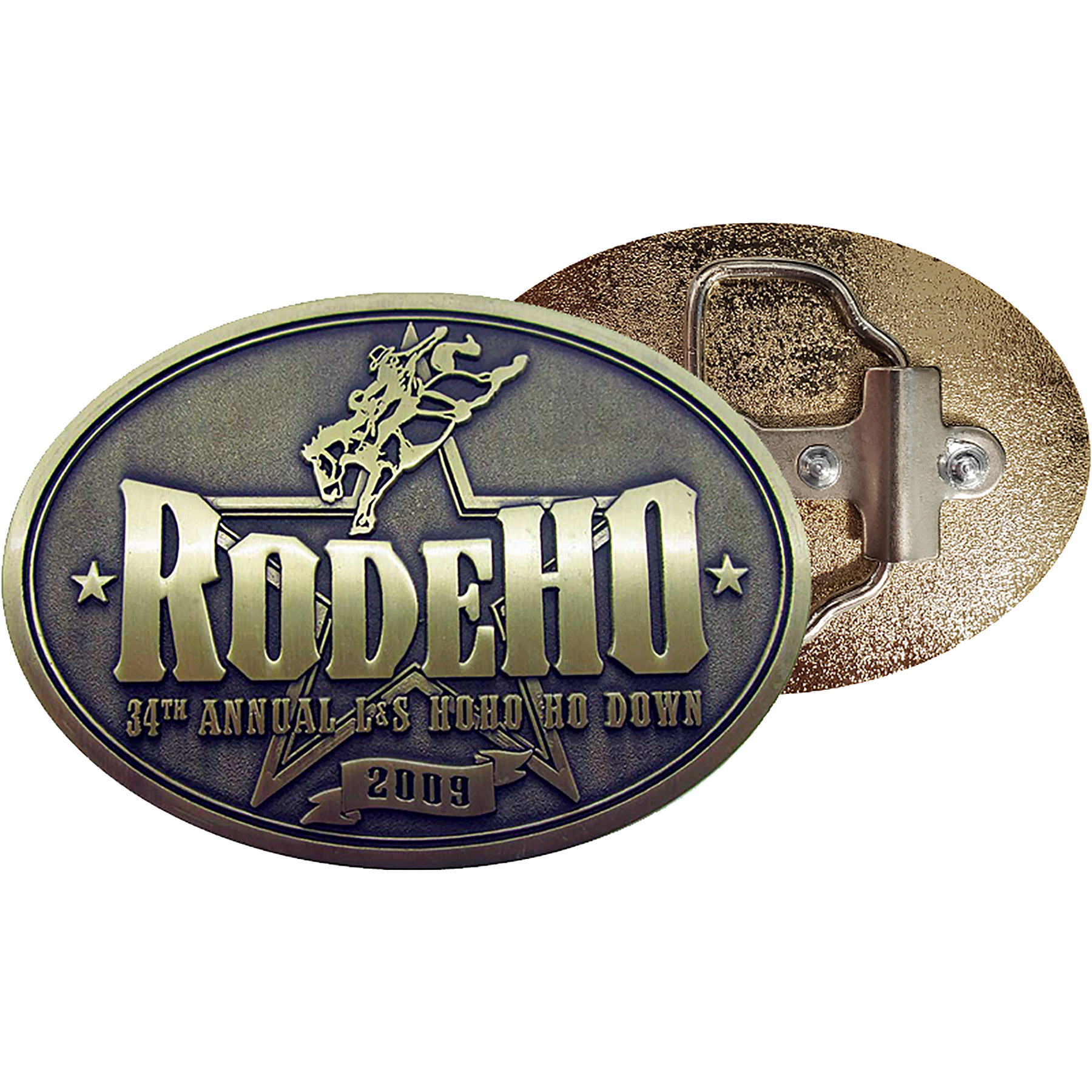 Belt Buckles: 3" W x 2" H 2