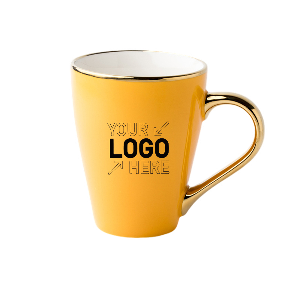 Gold-plated light luxury coffee cup 6