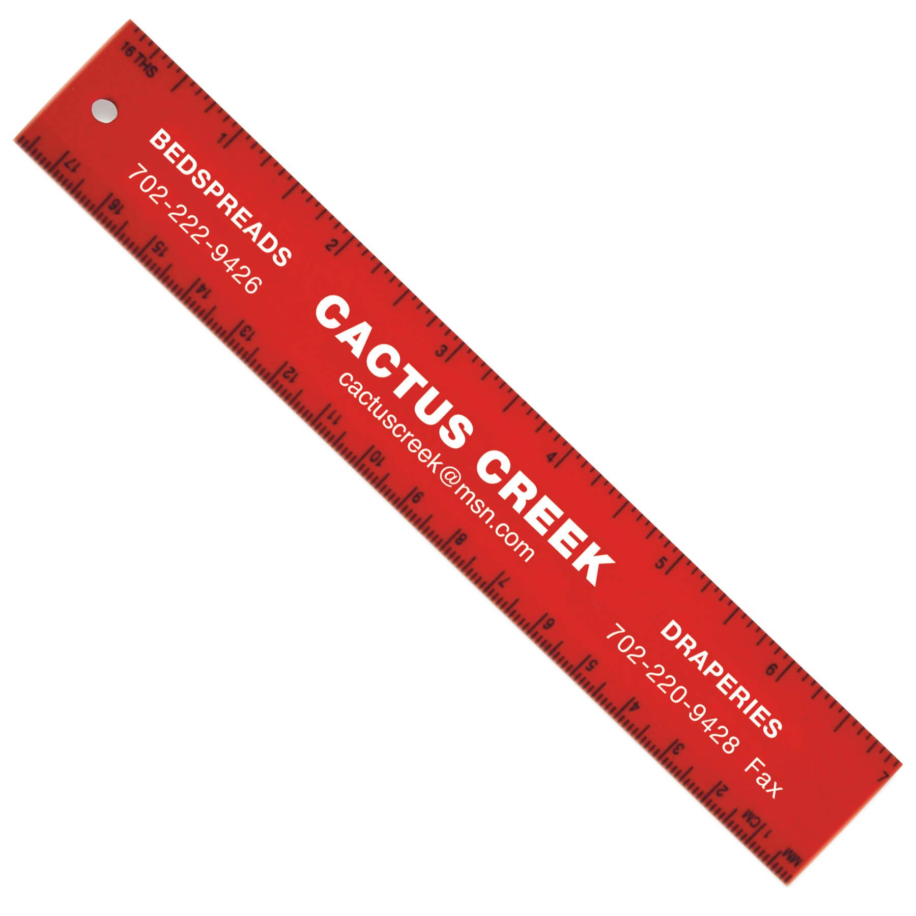 7" Plastic Ruler 13