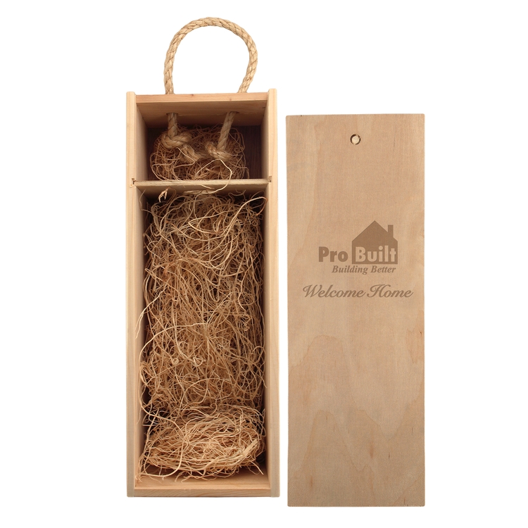 Rustic Laser-Engraved Magnum Wood Box 1