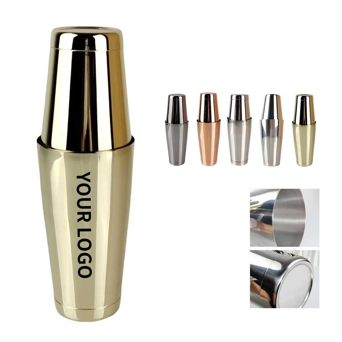 304 Steel Shaker for Two Drink Servings 4