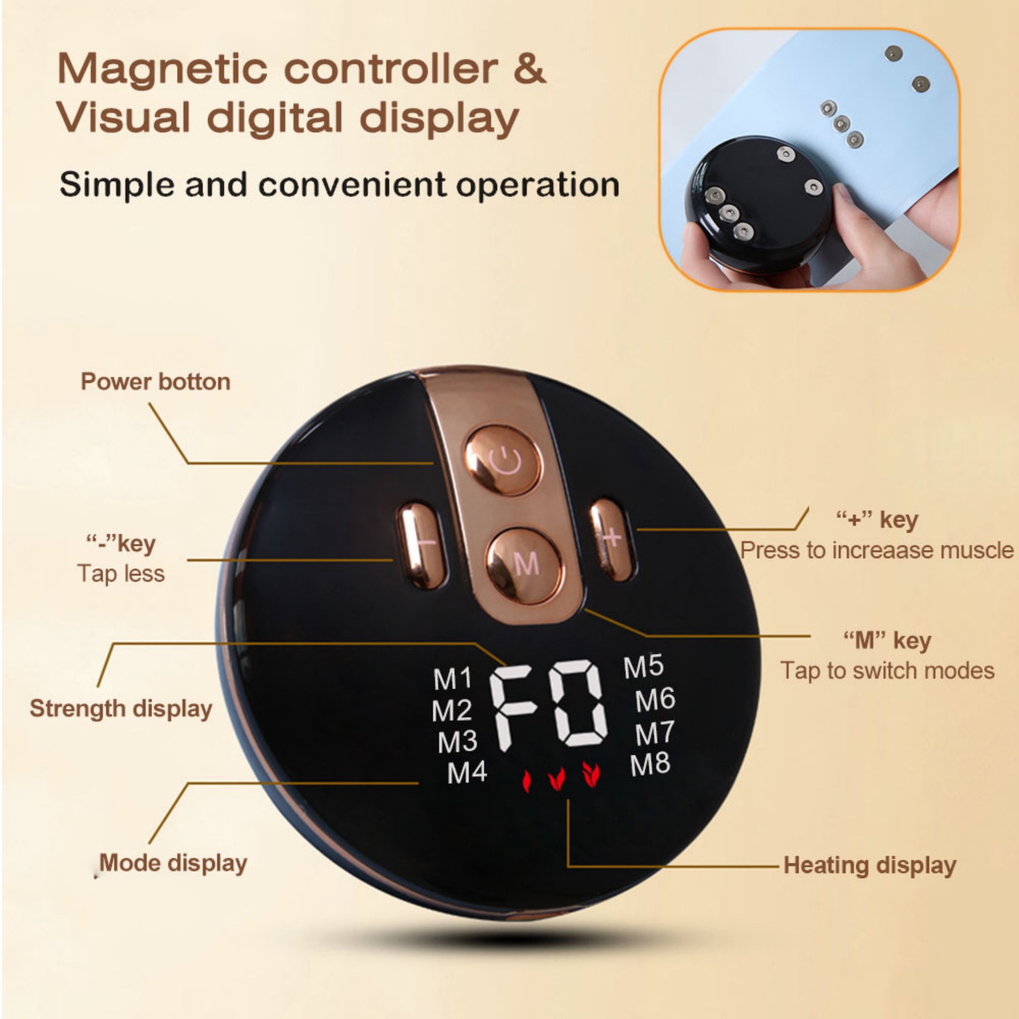 Heated Massage Belt With 8 Modes 4