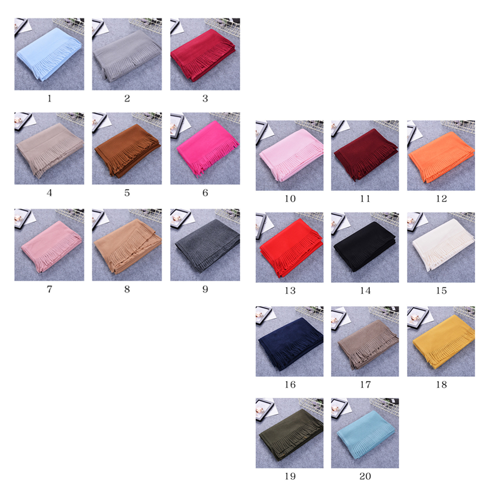 Cashmere Wrap Scarf Warm Keeping Shawl 1