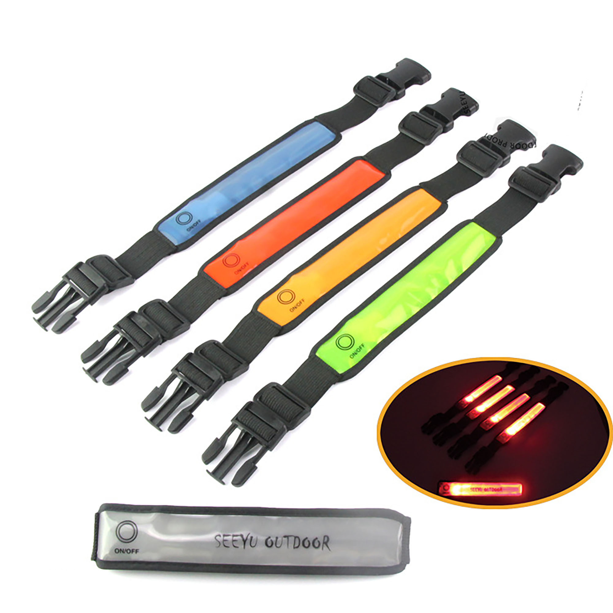Glowing Reflective Wrist Strap 2