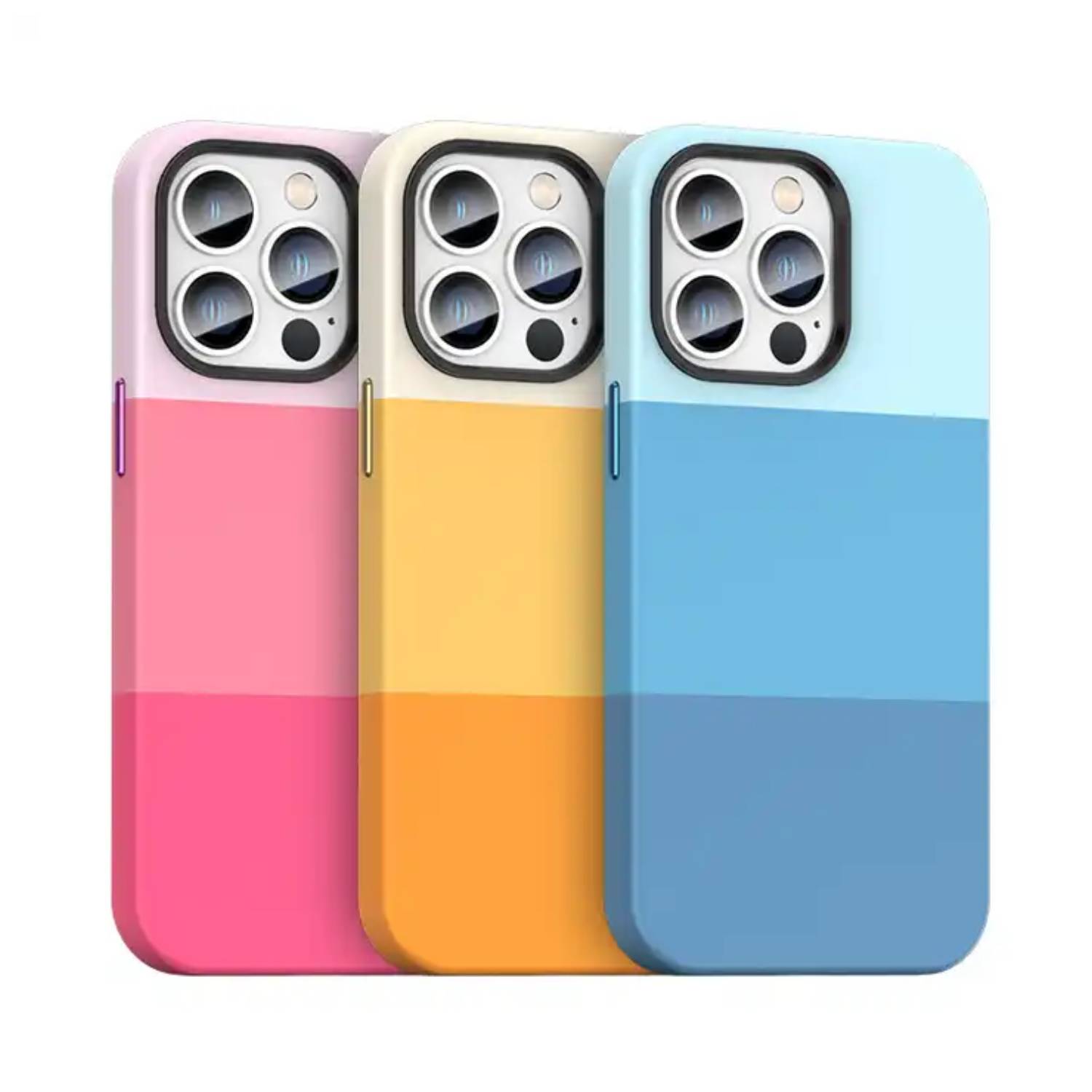 Tricolor Shockproof Mobile Phone Case 7