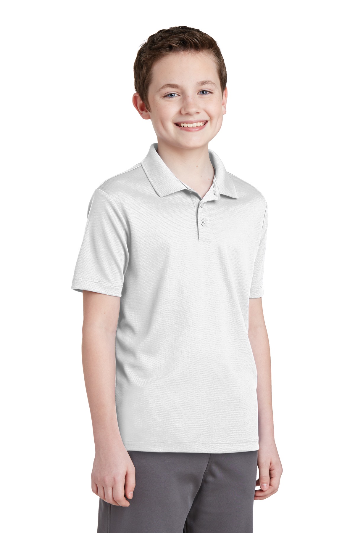 Sport-Tek® Youth PosiCharge RacerMesh Polo 24