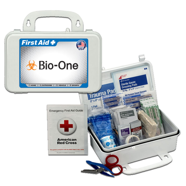 10 Person Bulk Plastic First Aid Kit, ANSI Compliant 9