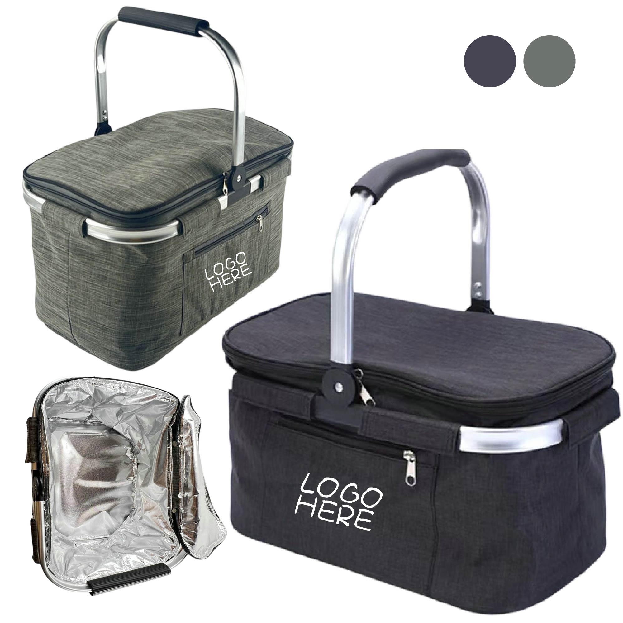 Collapsible Insulated Cooler Basket 1