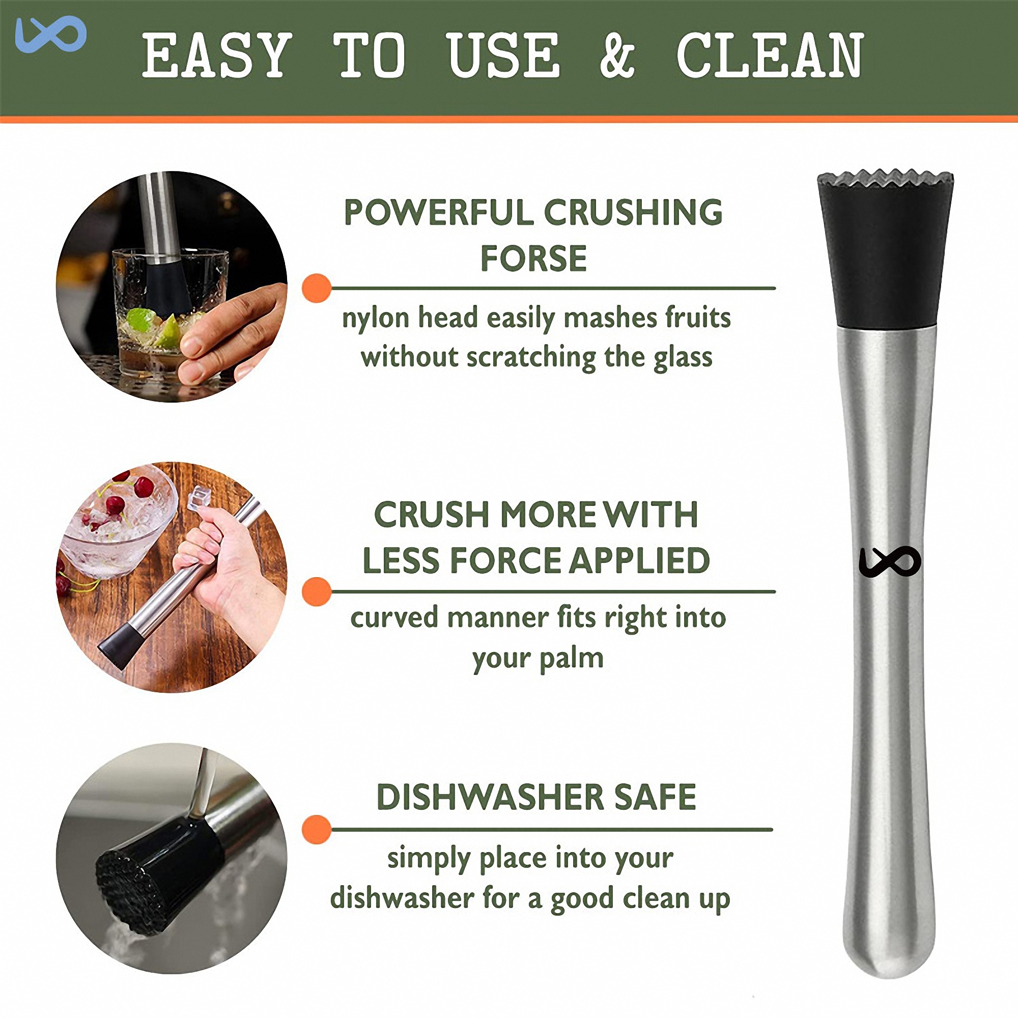 Thick and Long Cocktail Stirrer 3