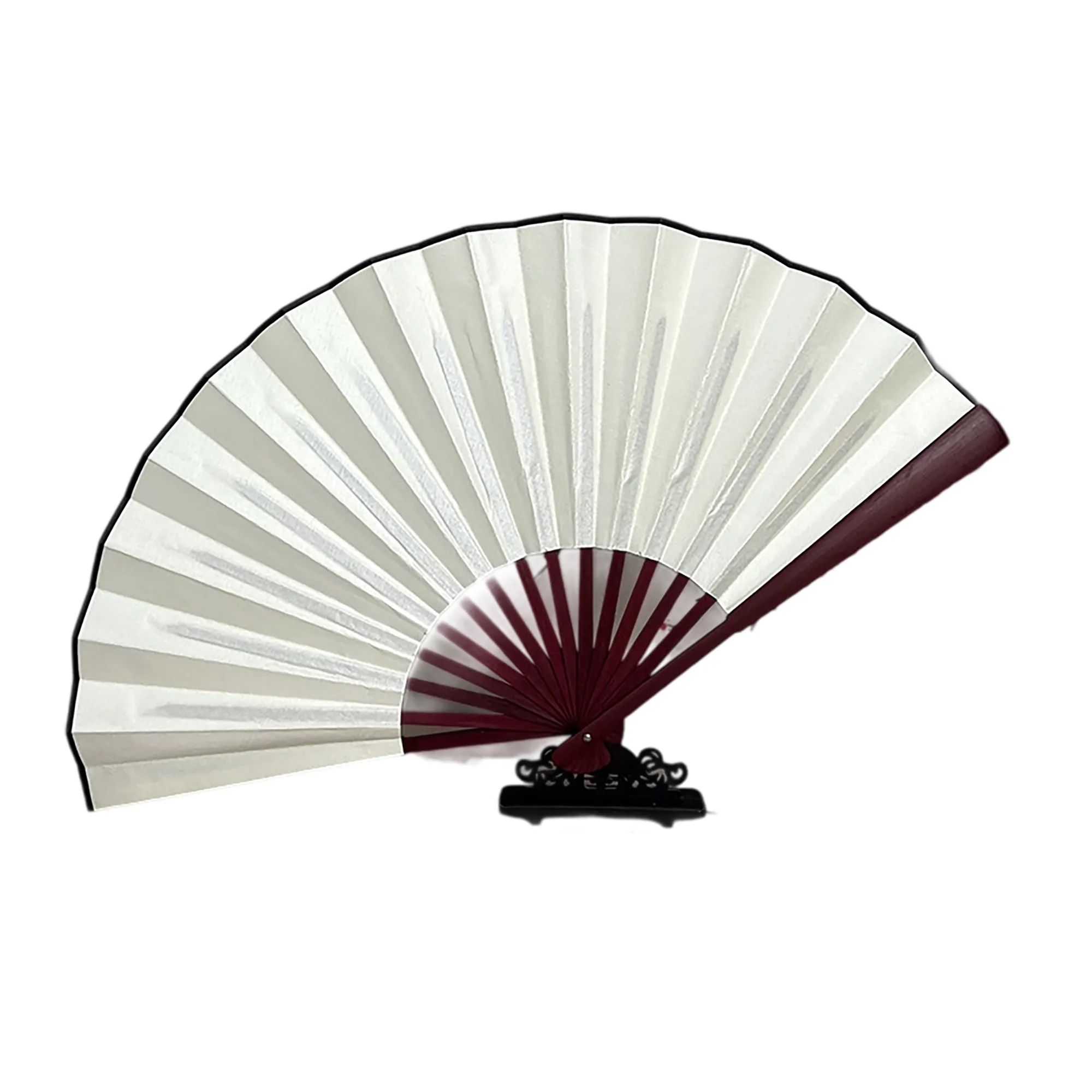 Folding Decorative Fan with Stand 1