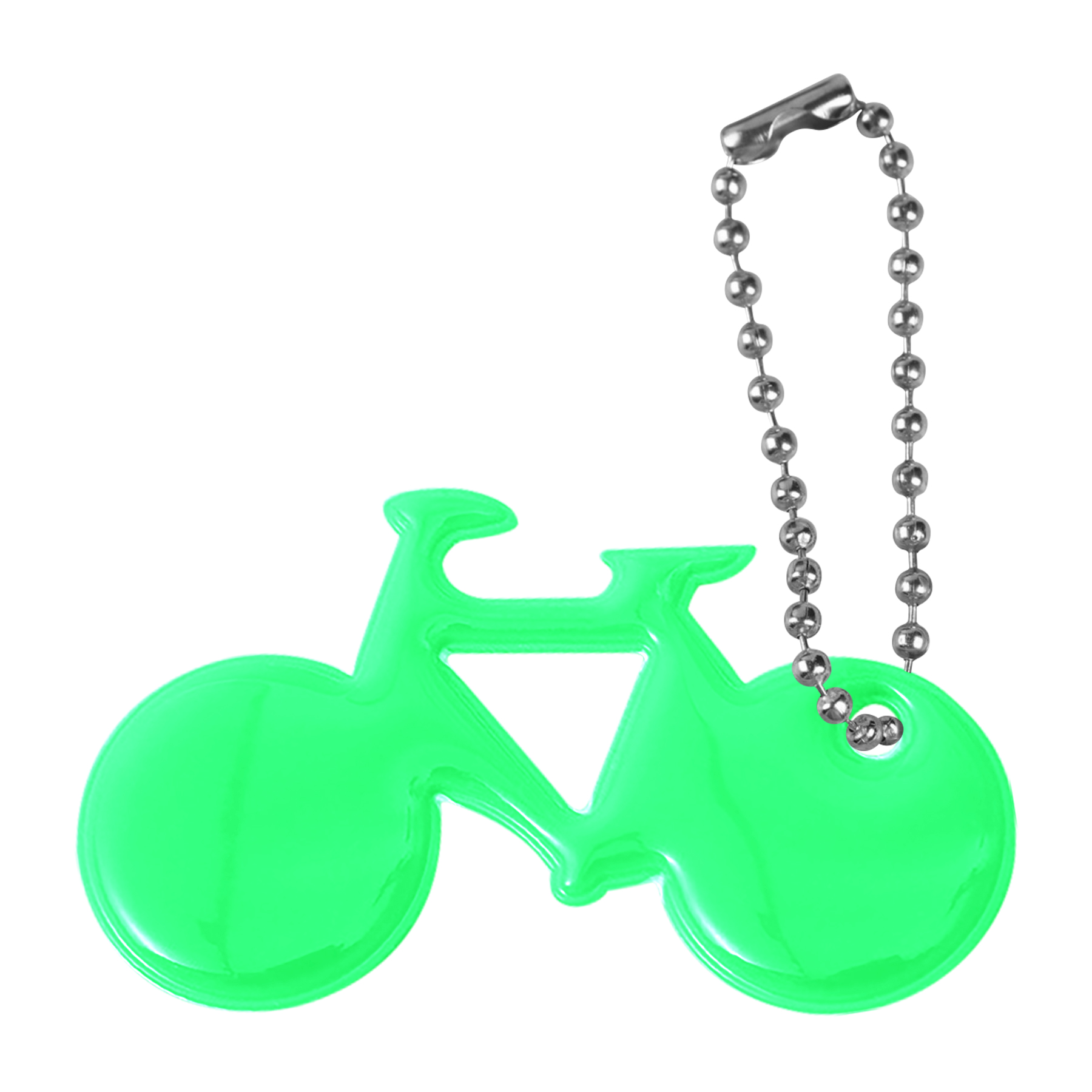 Bicycle Shaped Safety Reflective Keychain Zipper Pull 6