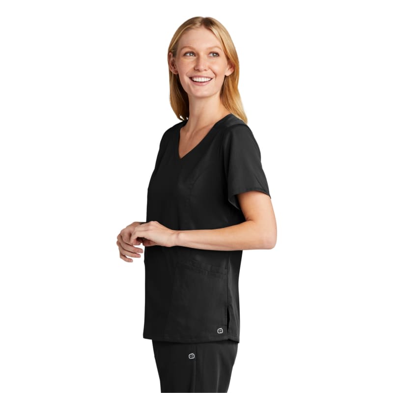 WonderWink Women's Premiere Flex Mock Wrap Top 9