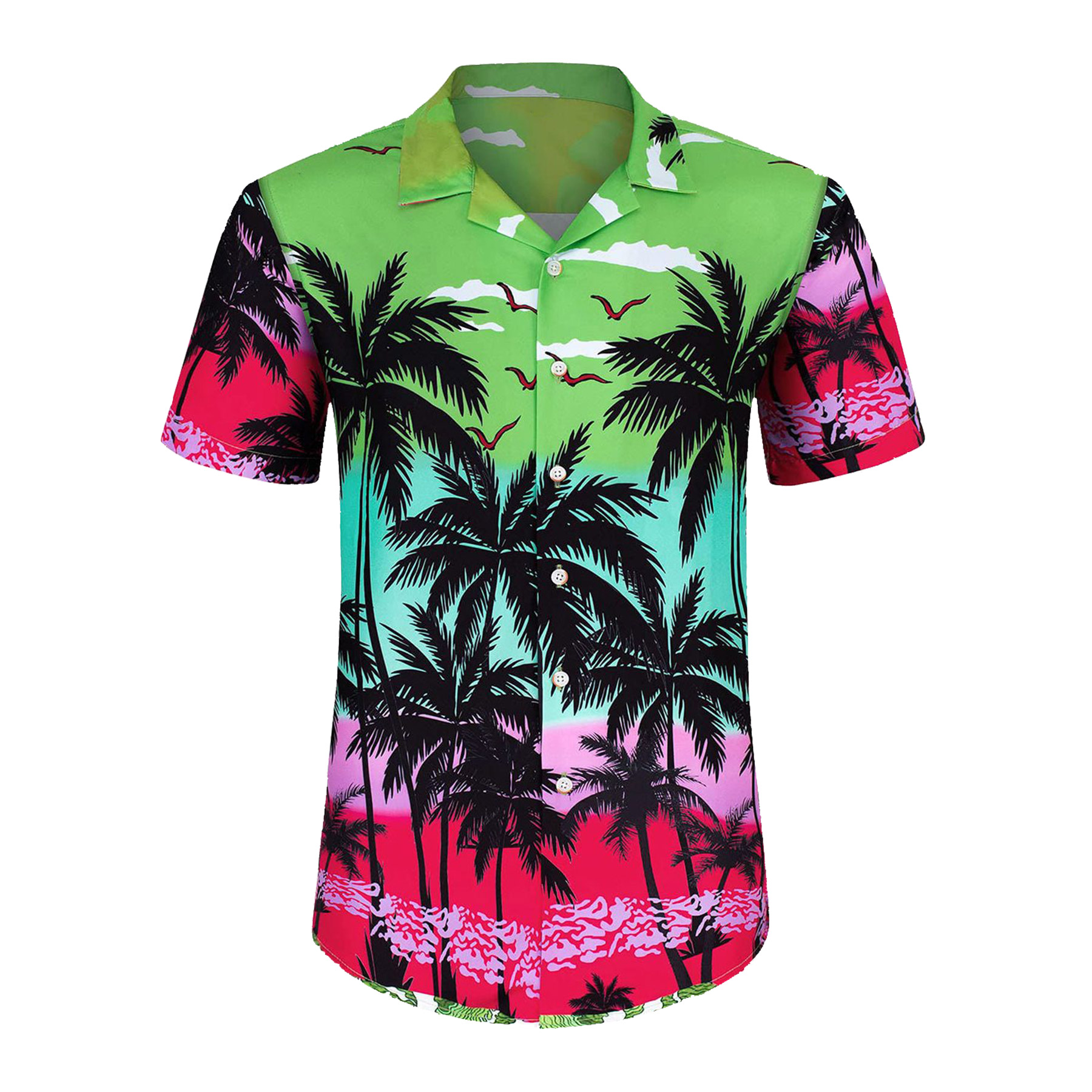 Mens Hawaiian Short Sleeve Shirt 7