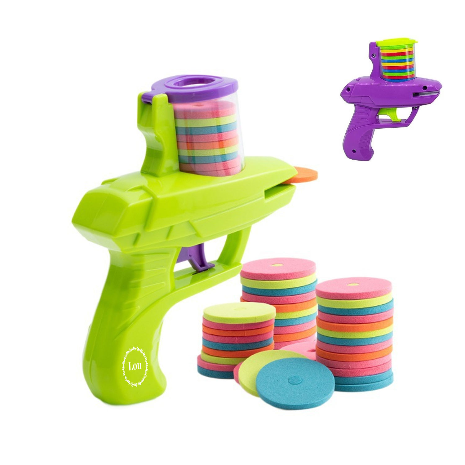 Small Flying Disc Toy Gun 5