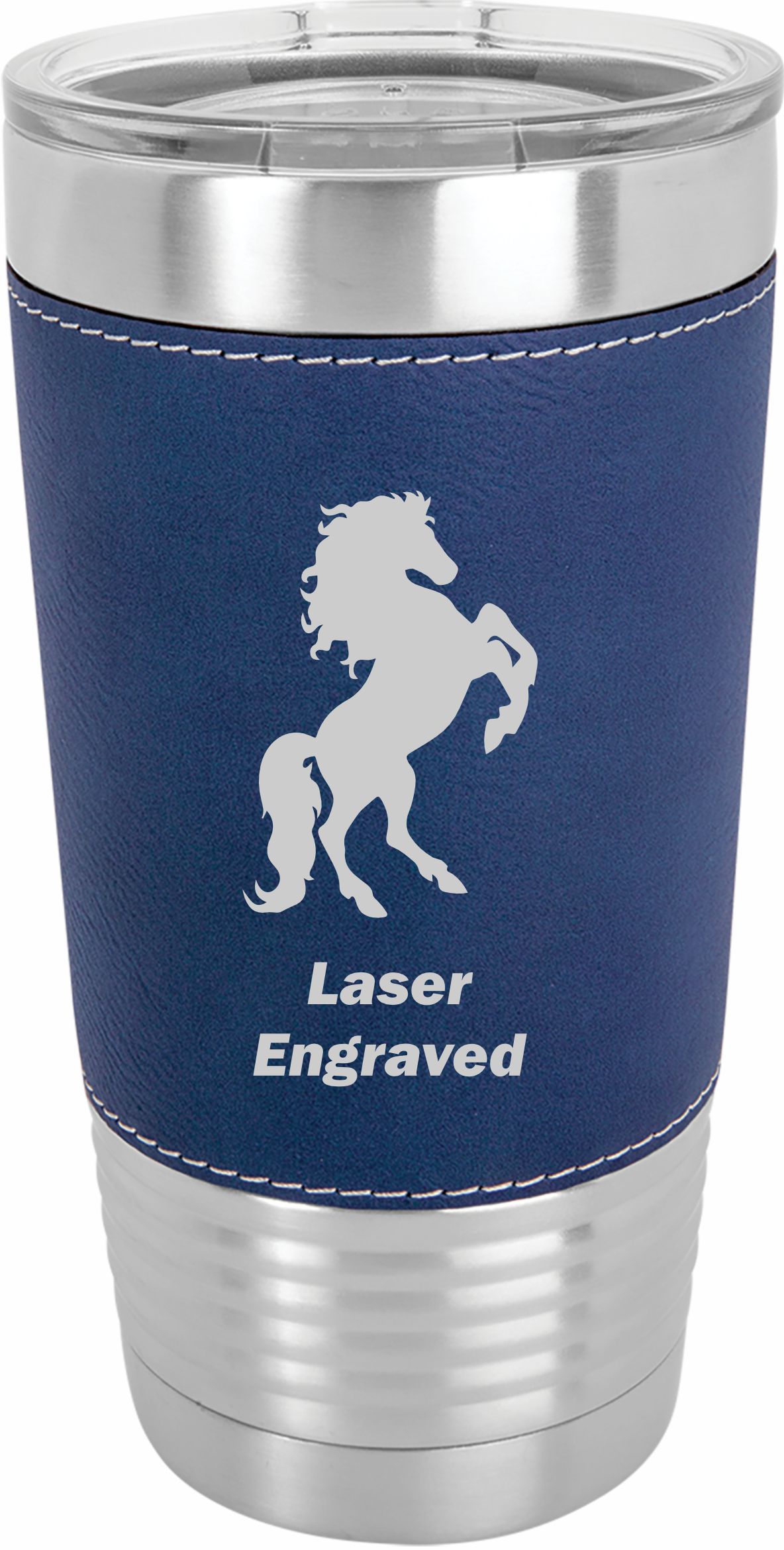 20 oz Polar Camel Leatherette Stainless Steel Tumbler