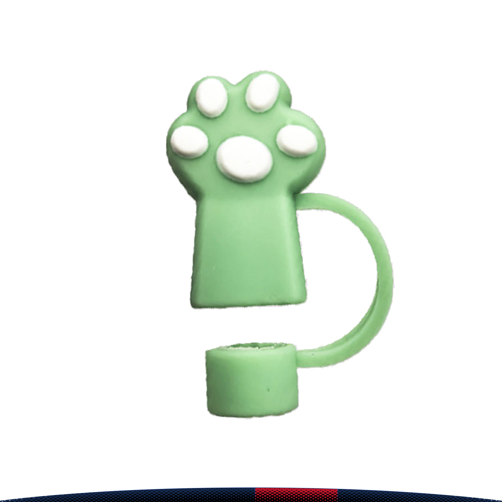 Snurby Cat Paw PVC Straw Topper 5