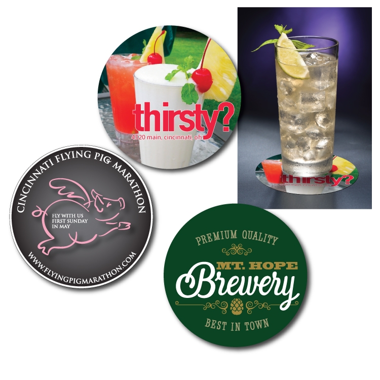 Full Color Beverage Coasters 2