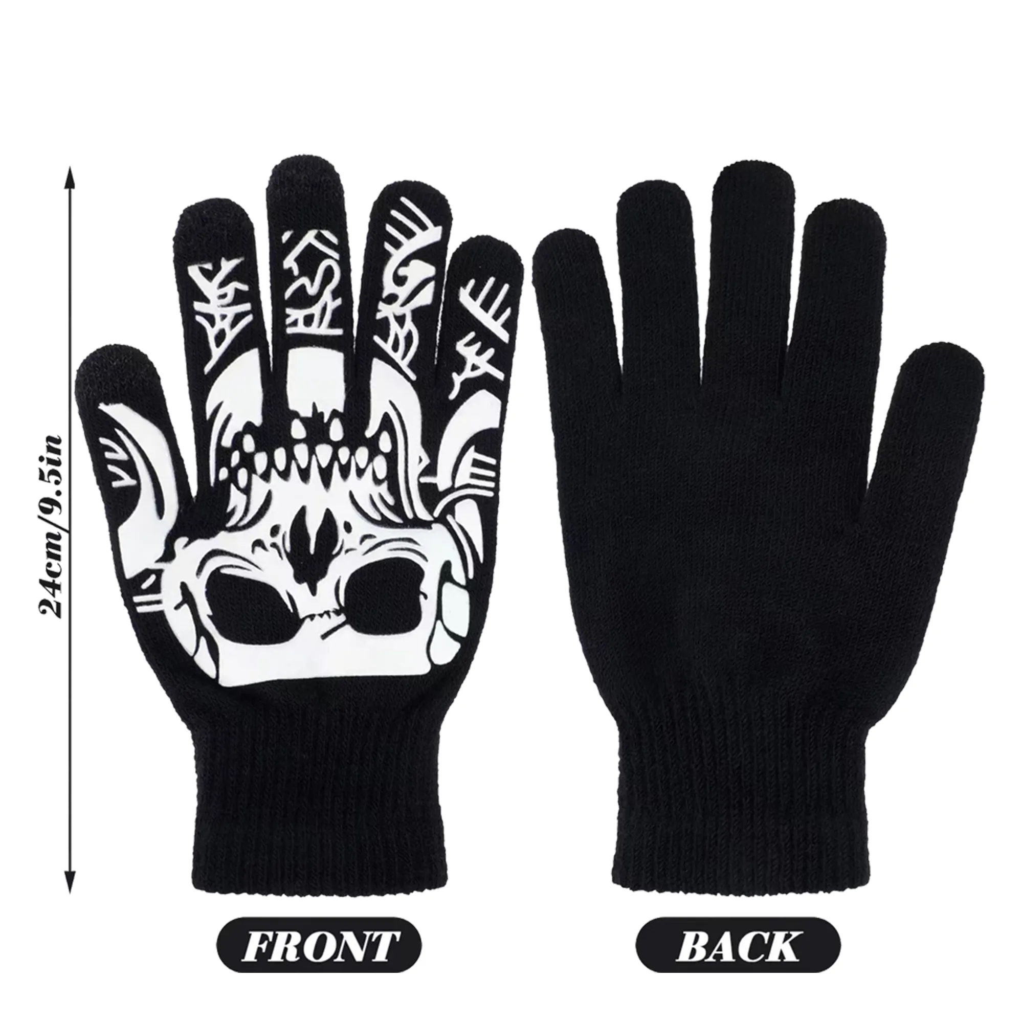 Halloween Skull Gloves MOQ 5PCS 8