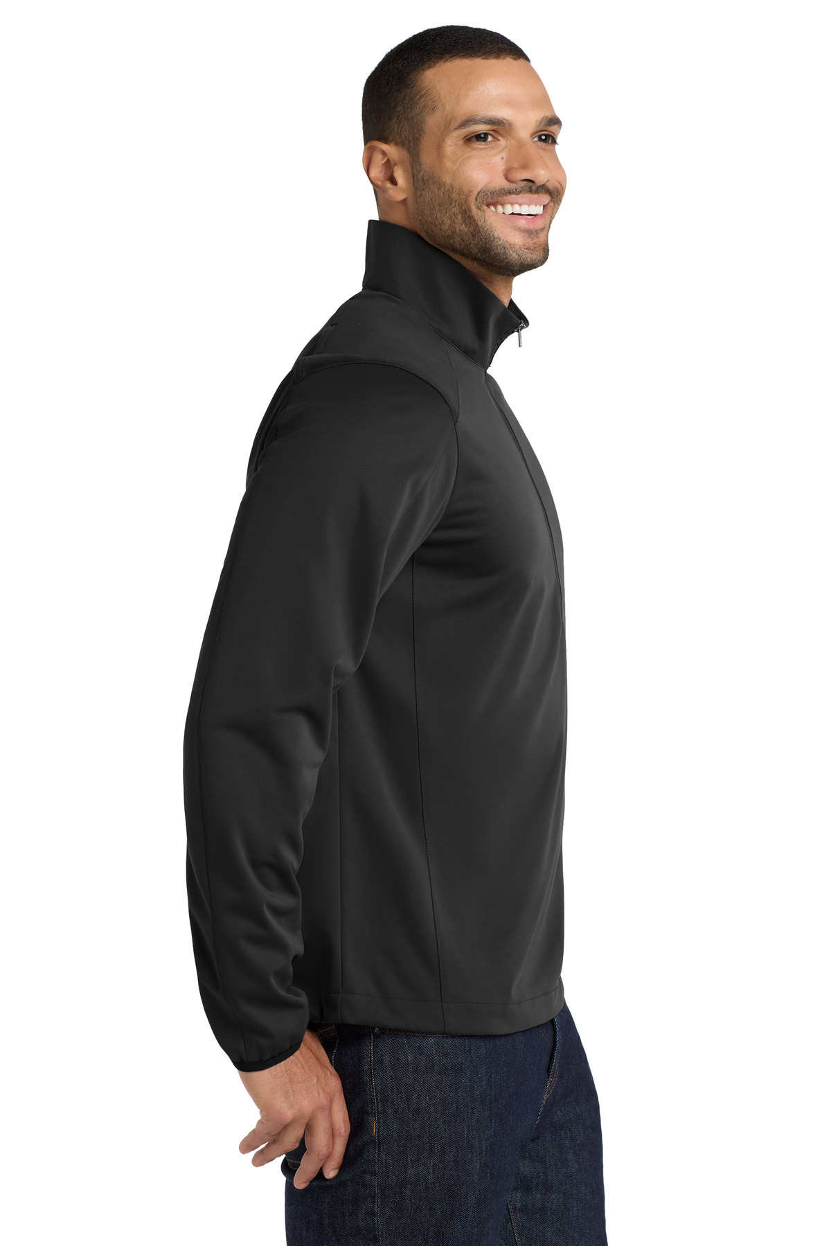 Active 1/2-Zip Soft Shell Jacket
