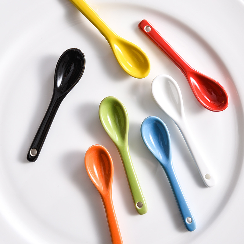 Household Kitchen Ceramic Spoon 2