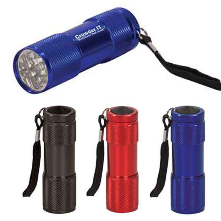 9 LED Flashlight w/Keychain 2