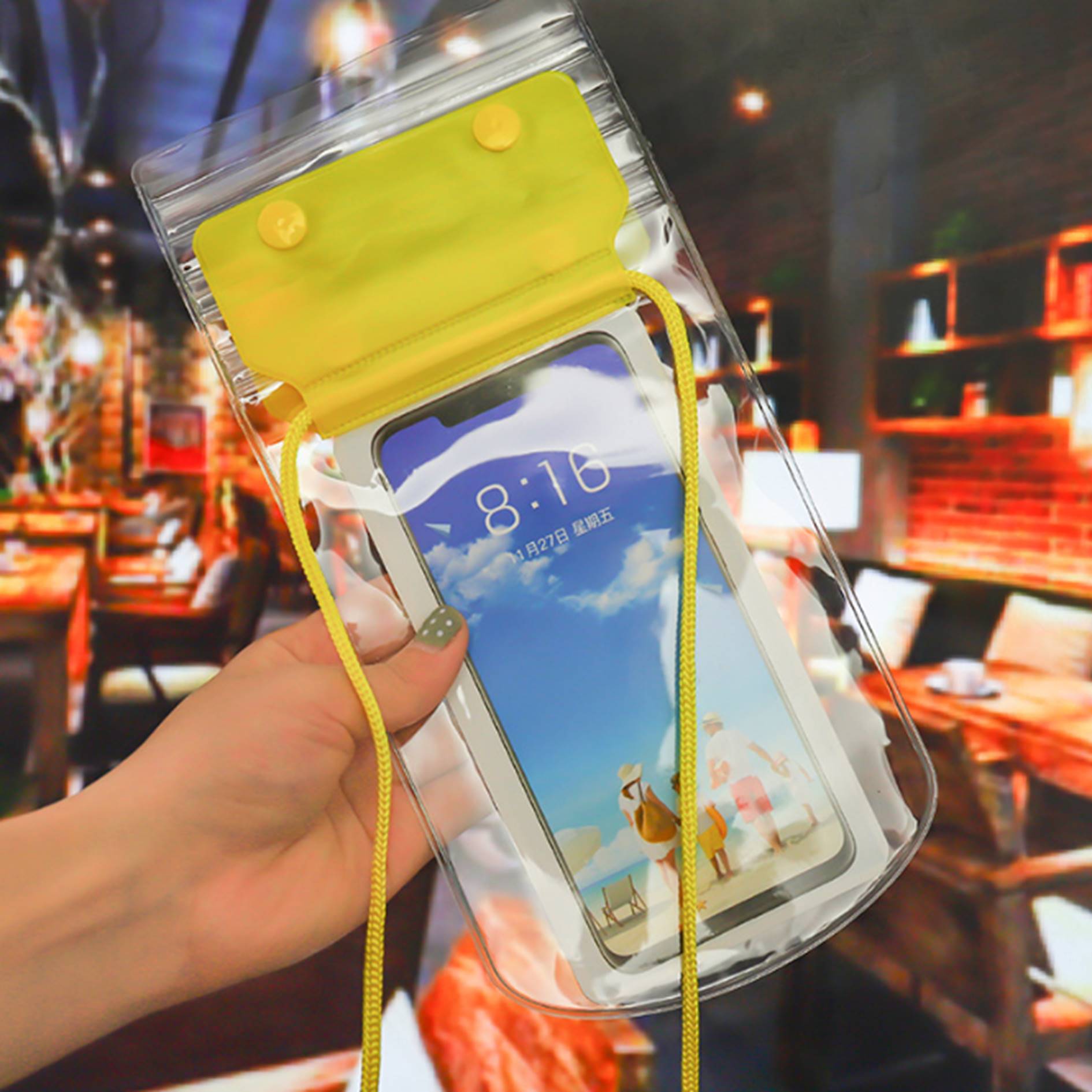 Transparent Waterproof Cellphone Pouch 3