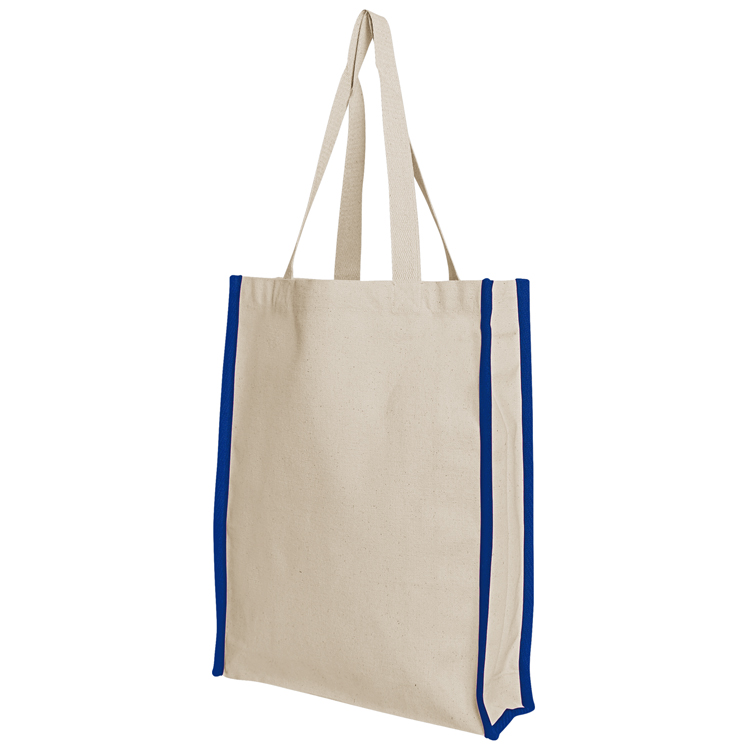 Accent Gusset Colored Cotton Tote 2