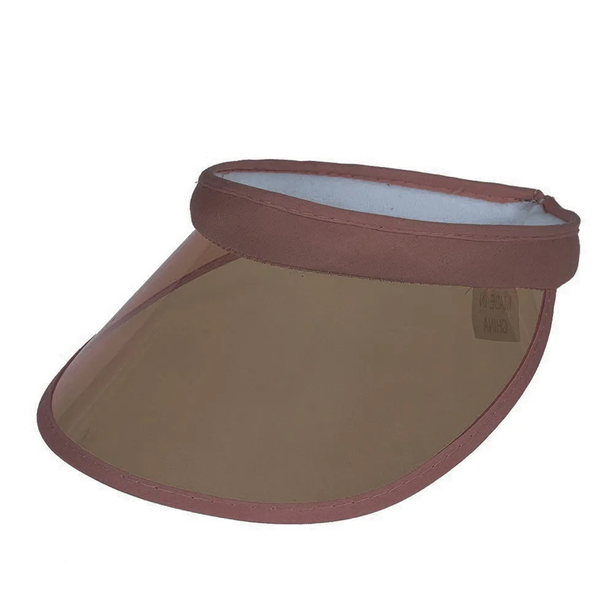 Clear PVC Visor With Wide Brim For Sun Protection 5