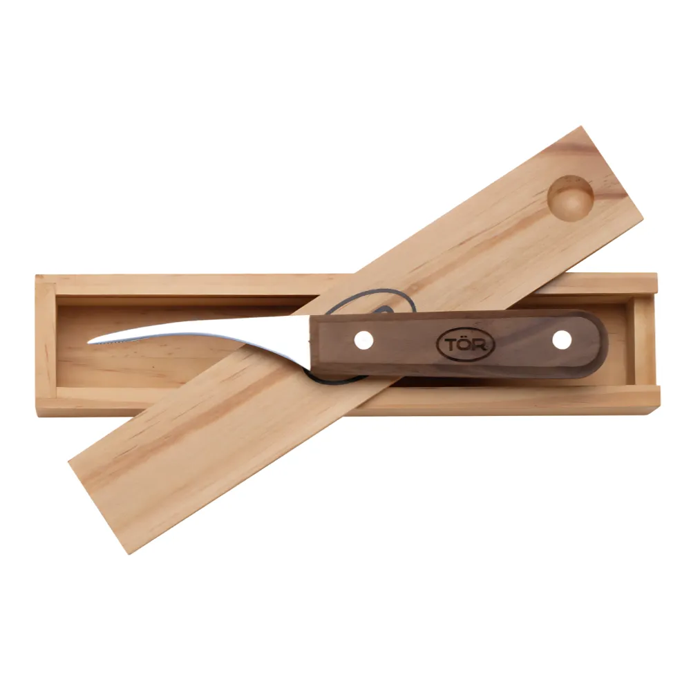 Shrimp Peeler and Deveiner Knife with Naturalwood Gift Box 10