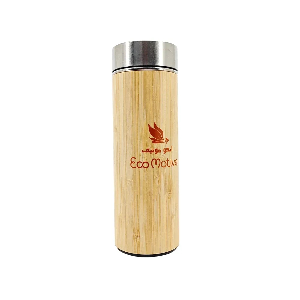 Bamboo Notebook Pen Bottle USB Gift Set 6